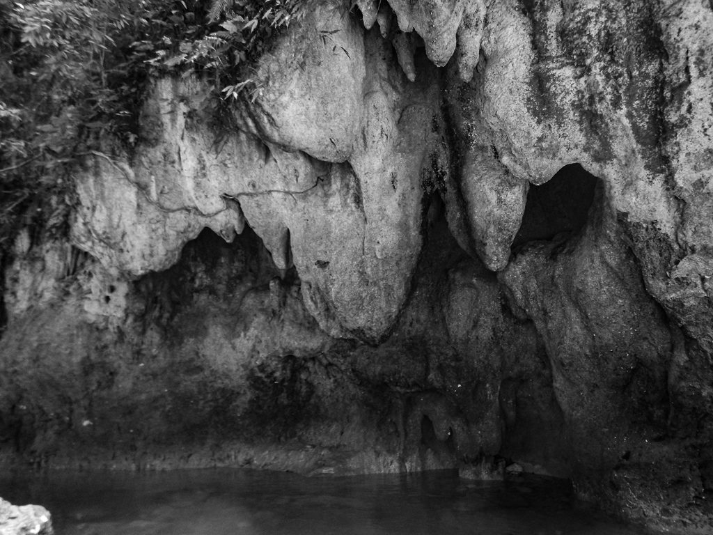 Canyoneering Cebu Philippines Dan Brue Black & White Cave River